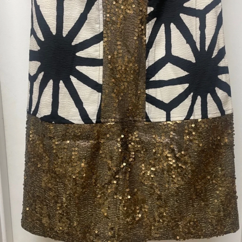 NWT Tabitha Anthro Karimata Dress Gold Sequin - Picture 9 of 12